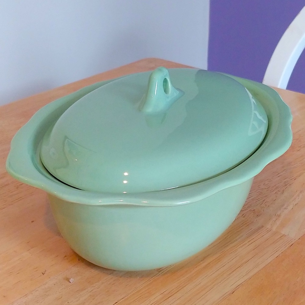 Gail Pittman Fire-King casserole
